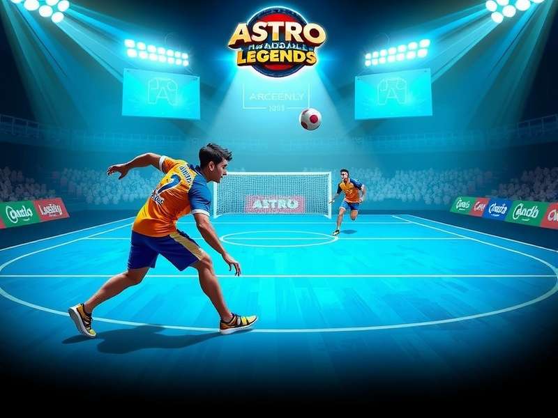 Astro Handball Legends gameplay screenshot